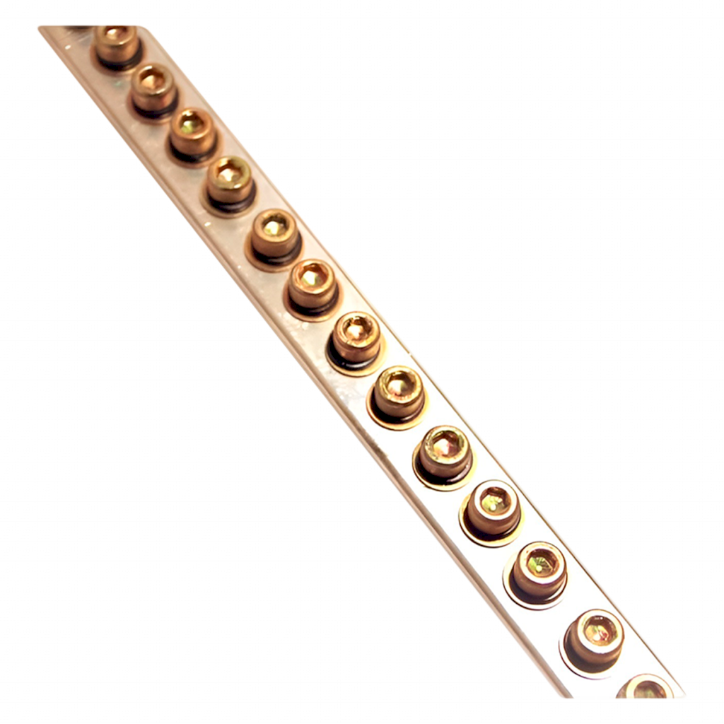 Barra de Cobre 1m 250A S/Laminas Elent