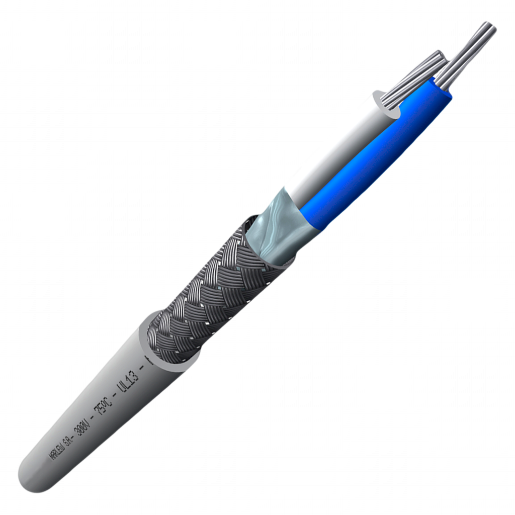 Cable de Señal RS 485 1 Pares 0,22mm2 PVC Gris Marlew