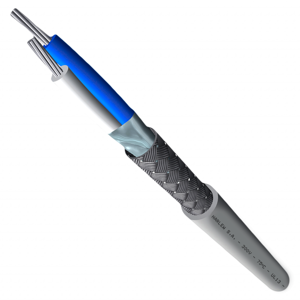 [7189] Cable de Señal RS 485 2 Pares 0,22mm2 PVC Gris Marlew