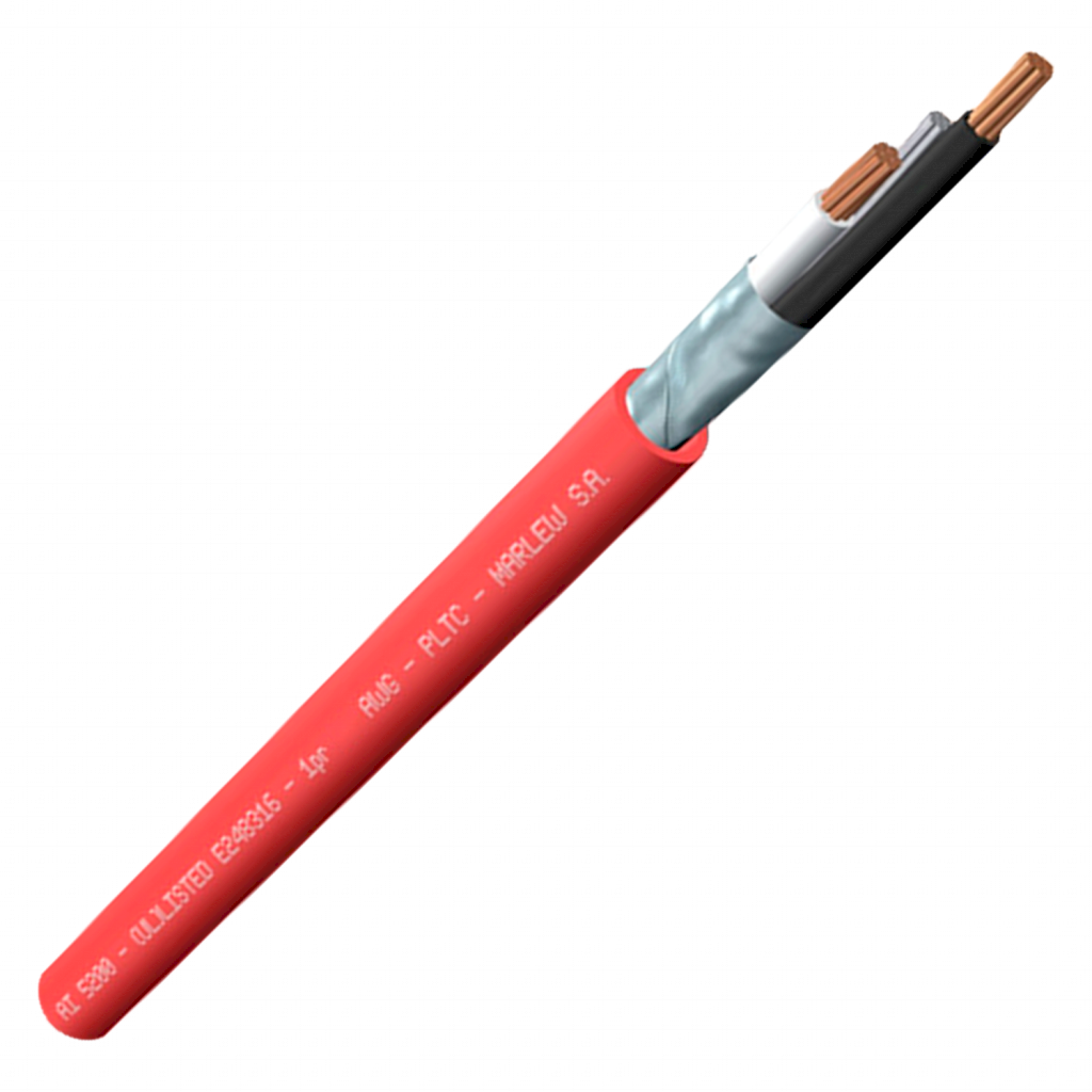 [26948] Cable Instrumentación Simple AI Miliar 2x1,31mm2 Blindado P/Alarma-Incendio PVC Marlew