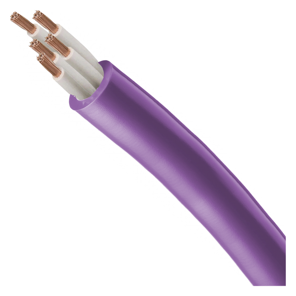 [28768] Cable Subterraneo 5x1mm2 10A PVC Violeta Marlew