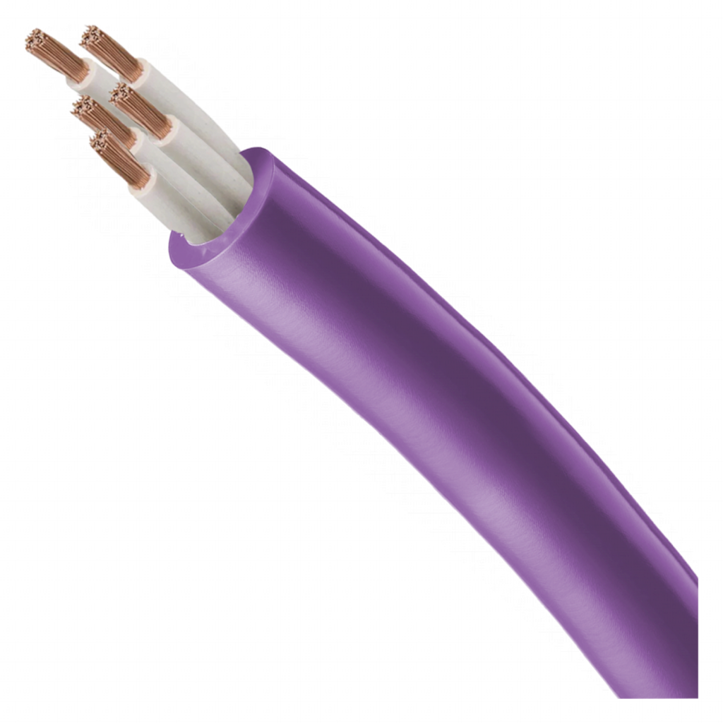 [28768] Cable Subterraneo 5x1mm2 10A PVC Violeta Marlew