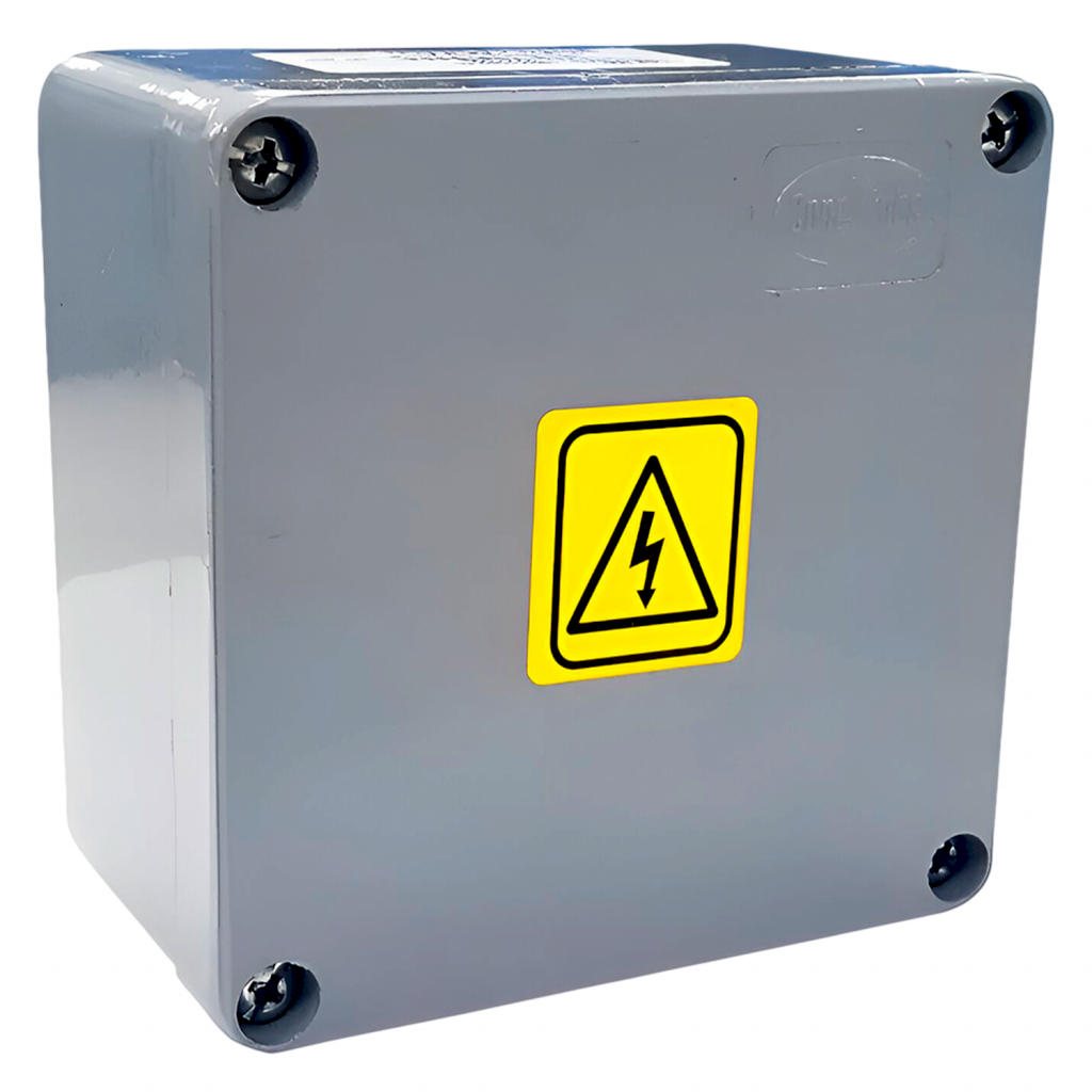 [661] Caja Inyectado Aluminio Estanca 100x100x60mm IP65 Blanca Conextube