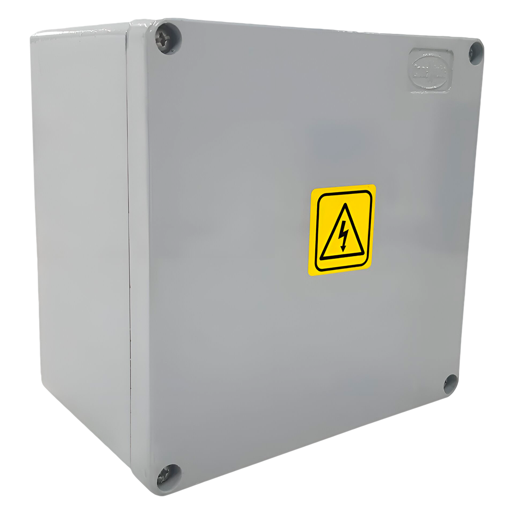 [664] Caja Inyectado Aluminio Estanca 120x120x100mm Blanca Conextube