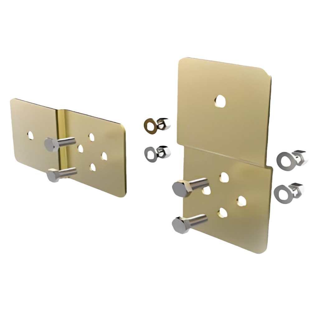 [30131] Kit Fijación Pared/Muro 2 Soportes Rosca M6 Metal Genrod