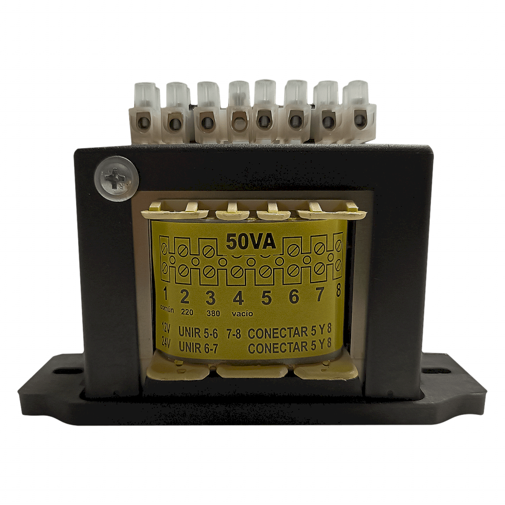 [9291] Transformador Reductor E: 220/380 S:12/24V 50VA Lombard