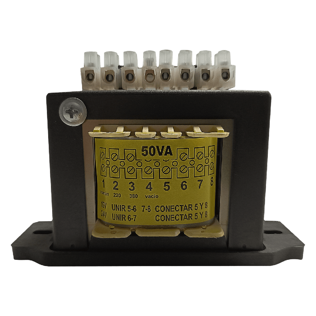 [9291] Transformador Reductor E: 220/380 S:12/24V 50VA Lombard
