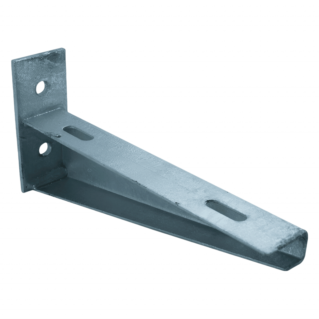 [20213] Soporte Reforzado Perforado Escalera Ancho 480mm Chapa Galvanizada Samet