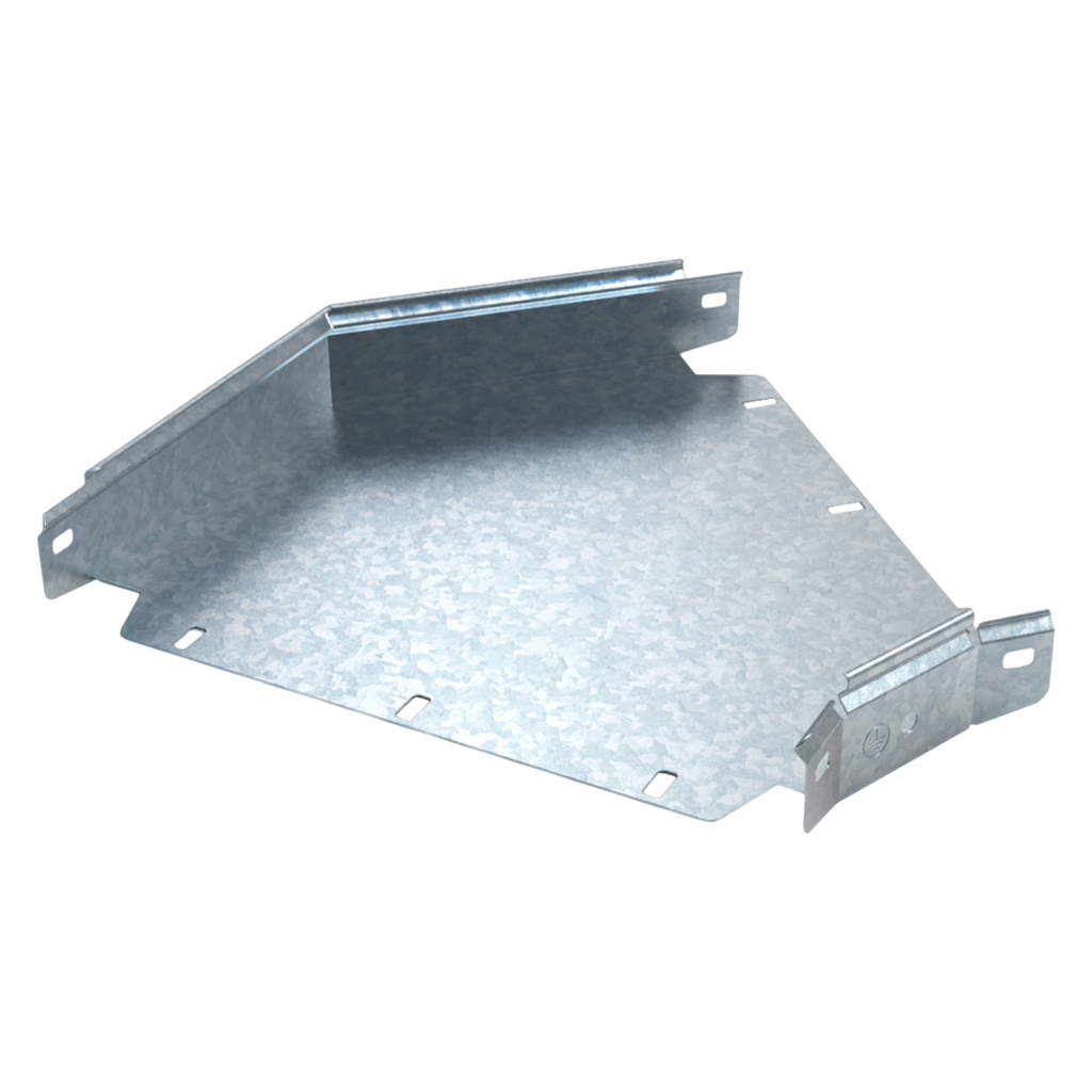 [22669] Curva Plana P/Perforada 45° Ancho 100mm Ala 50mm Espesor 0,7mm Chapa Zincada Samet