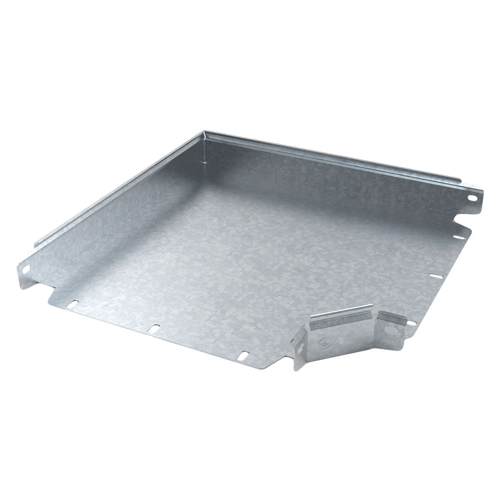 [22673] Curva Plana P/Perforada 90° Ancho 200mm Ala 50mm Espesor 0,7mm Chapa Zincada Samet