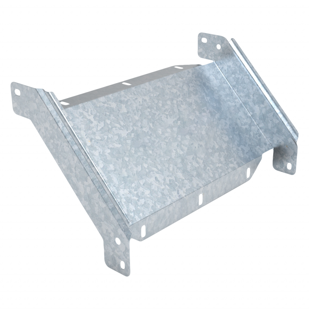 [22679] Curva Vertical P/Perforada Descendente Ancho 150mm Ala 50mm Espesor 0,7mm Chapa Zincada Samet