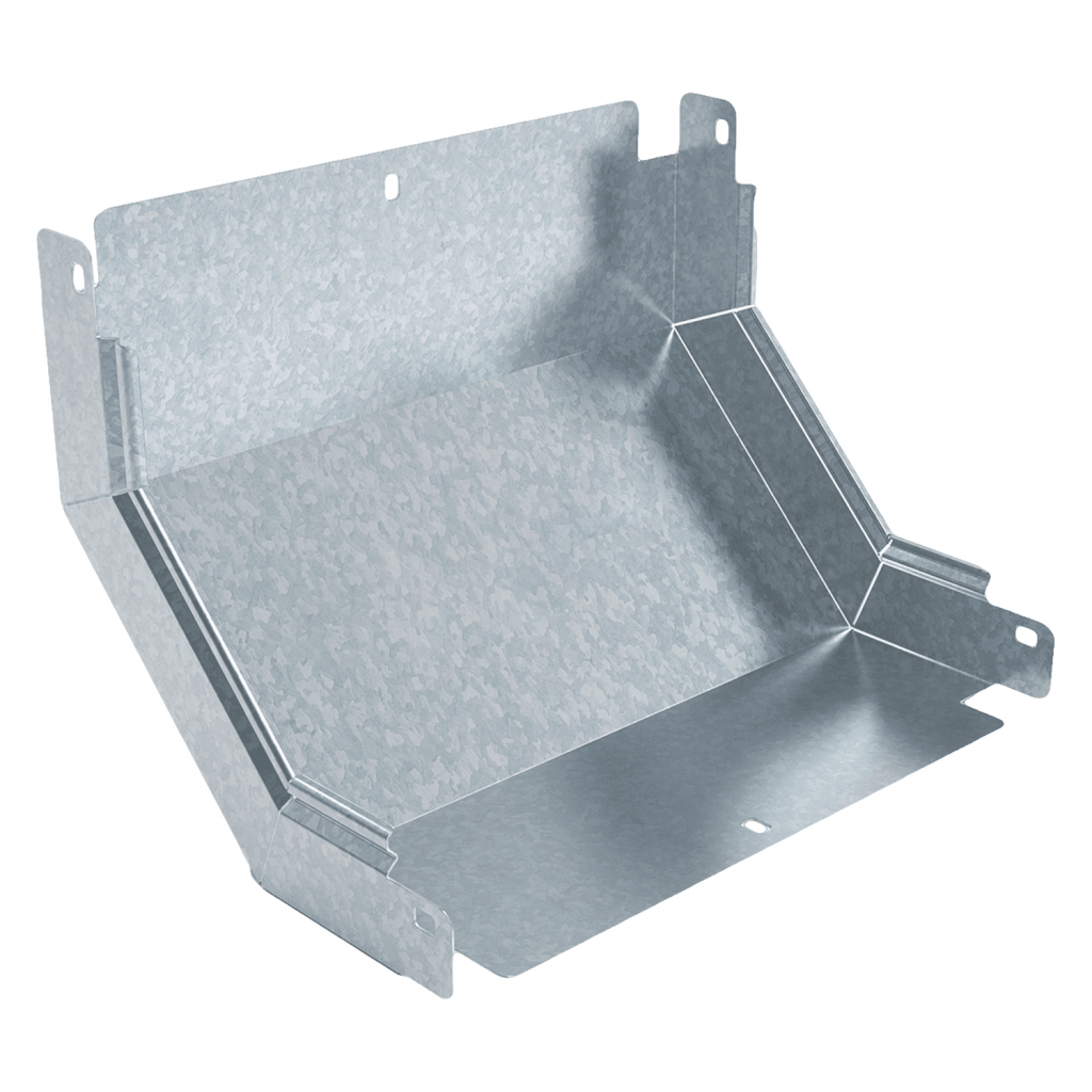 [22680] Curva Vertical P/Perforada Ascendente Ancho 200mm Ala 50mm Espesor 0,7mm Chapa Zincada Samet