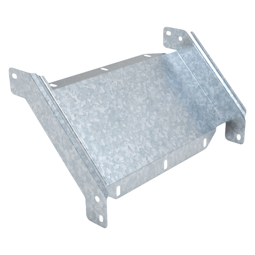 [22681] Curva Vertical P/Perforada Descendente Ancho 200mm Ala 50mm Espesor 0,7mm Chapa Zincada Samet