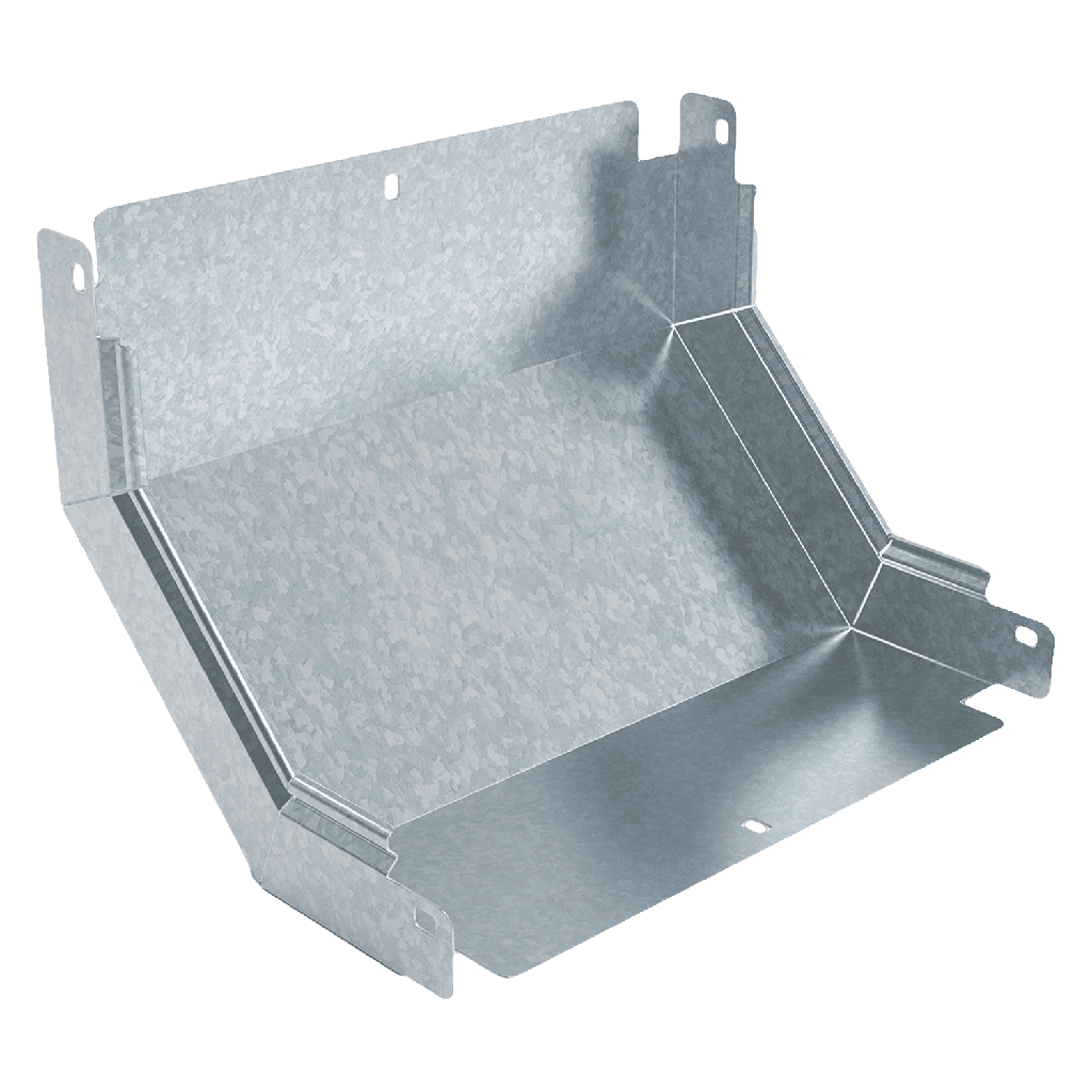 [22682] Curva Vertical P/Perforada Descendente Ancho 300mm Ala 50mm Espesor 0,7mm Chapa Zincada Samet