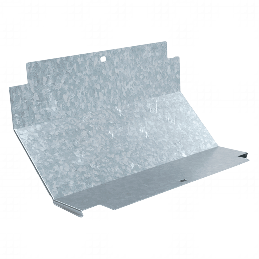 [22711] Tapa P/Curva Vertical Perforada Ascendente Ancho 150mm Espesor 0,7mm Chapa Zincada Samet