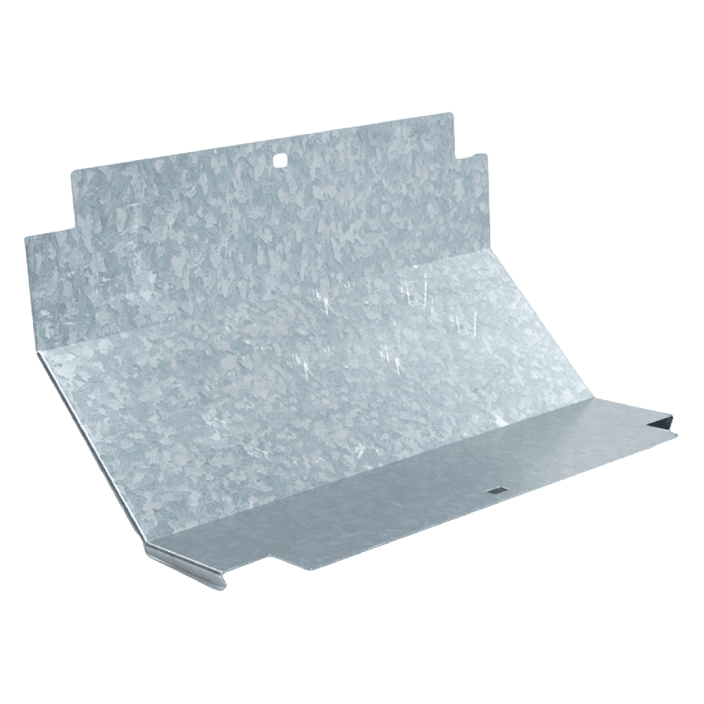 [22711] Tapa P/Curva Vertical Perforada Ascendente Ancho 150mm Espesor 0,7mm Chapa Zincada Samet