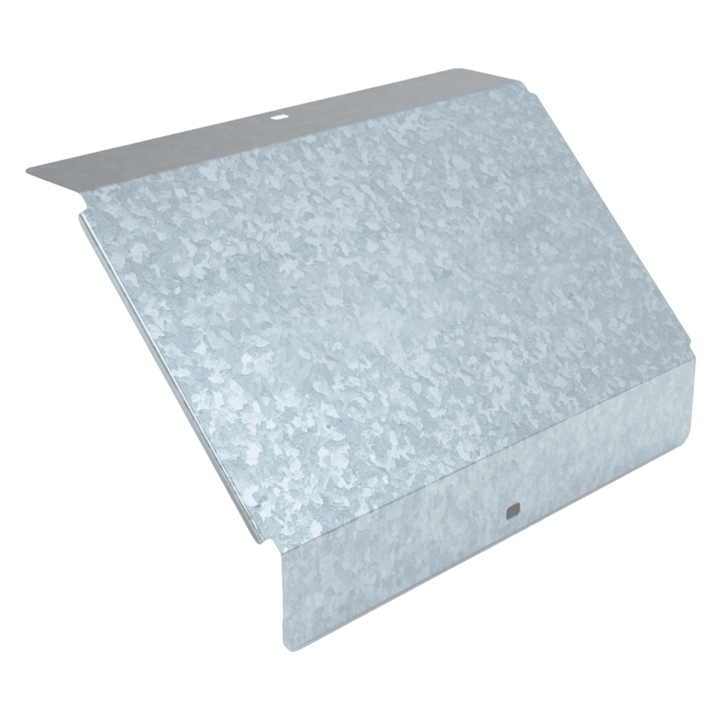 [22720] Tapa P/Curva Vertical Perforada Descendente Ancho 50mm Espesor 0,7mm Chapa Zincada Samet