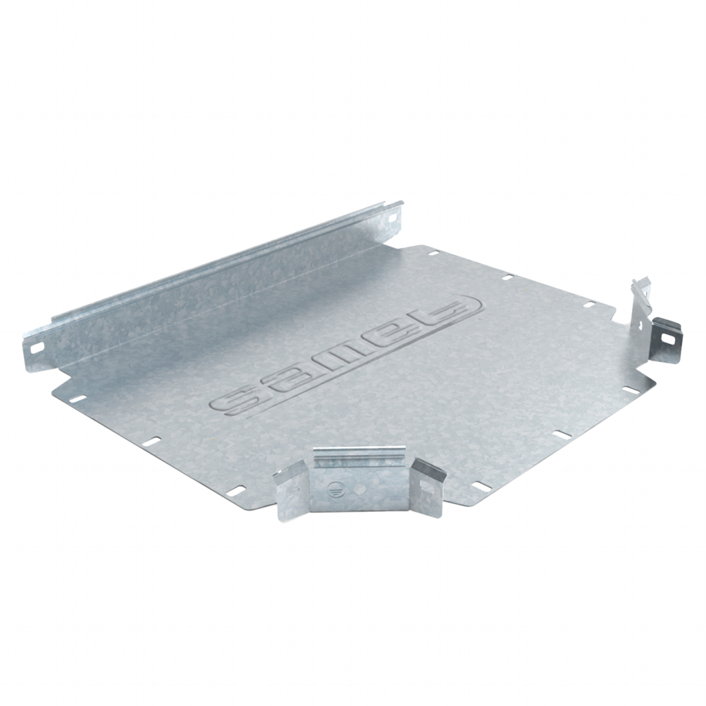 [23715] Union T Perforada Zingrip Smarttray 100mm Ala 50mm Espesor 0,7mm Chapa Zincada Samet