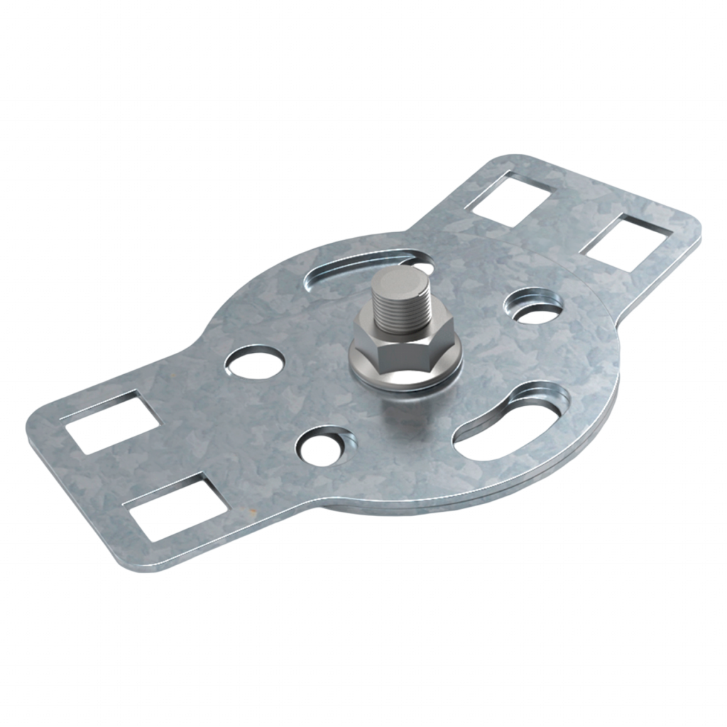 [28938] Cupla Articulada P/Escalera Ala 90mm Espesor 1,24mm Chapa Zincada Samet