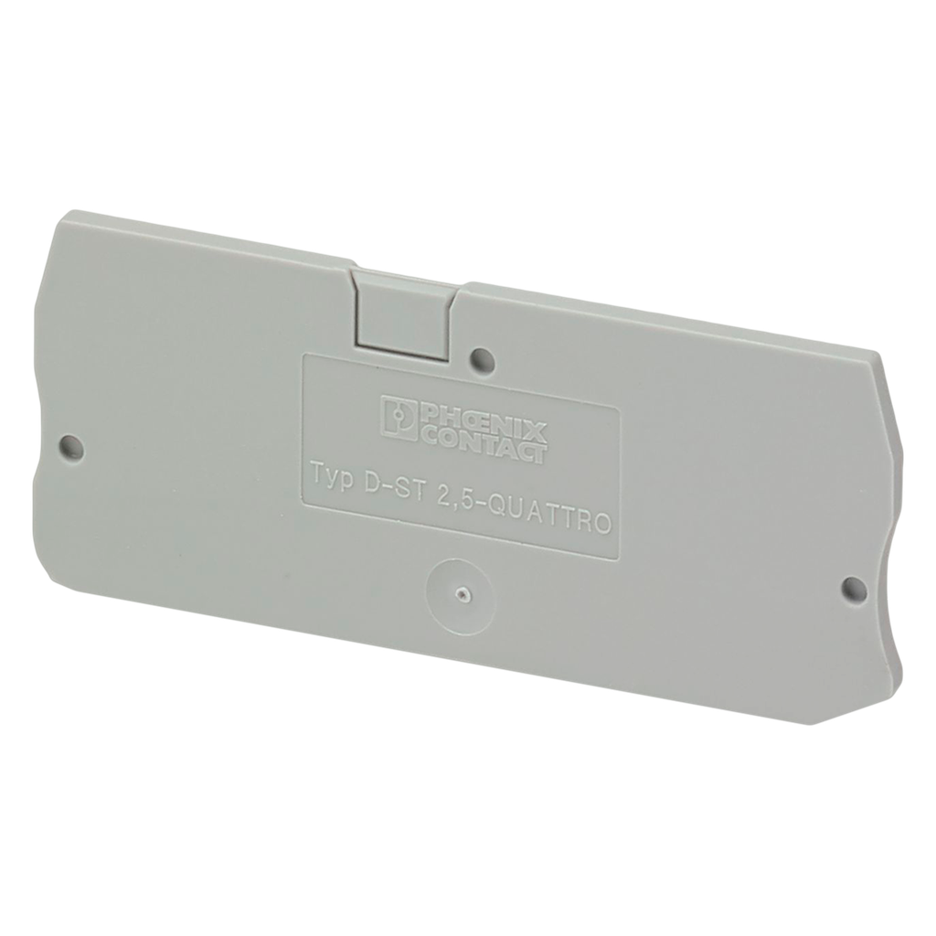 [12638] Tapa D-ST 2 P/Borne Quattro de 1,5 o 2,5mm Phoenix Contact