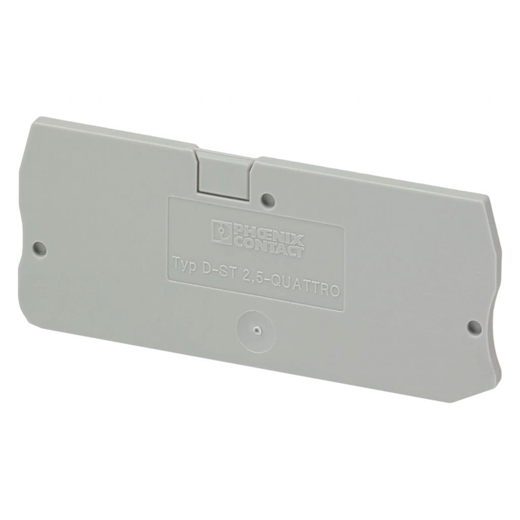 [12638] Tapa D-ST 2 P/Borne Quattro de 1,5 o 2,5mm Phoenix Contact