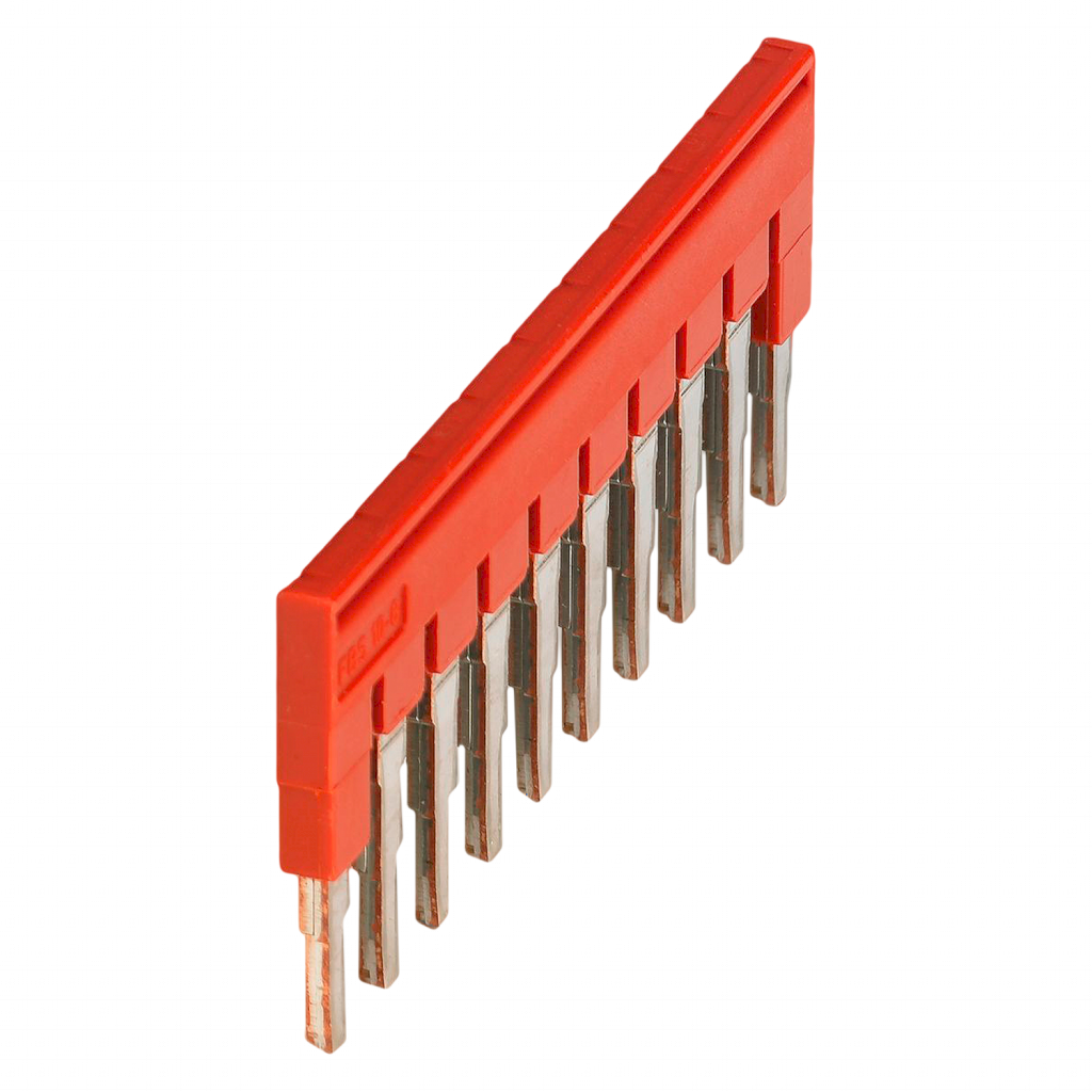 Puente Enchufable FBS P/Bornes de 10 Polos Rojo Phoenix Contact