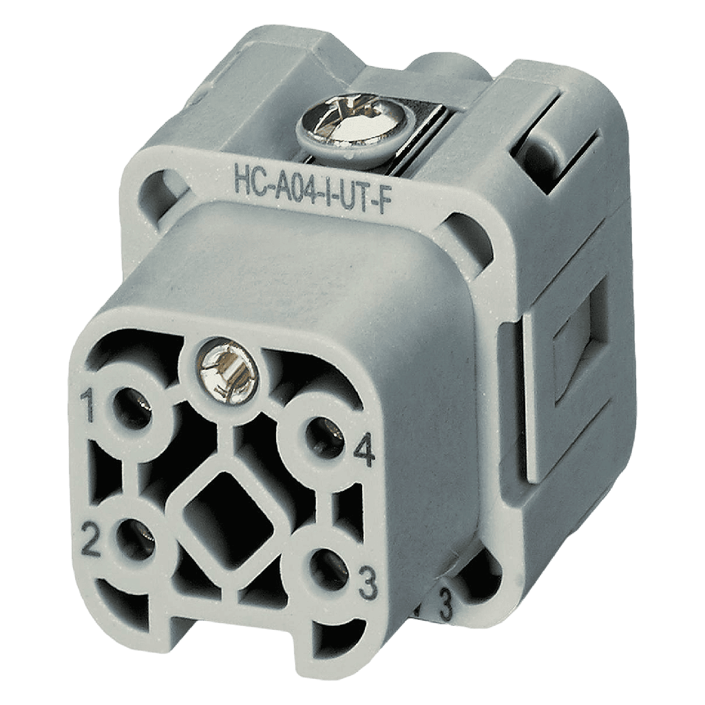 [24257] Nucleo Hembra 4 Polos + T Phoenix Contact