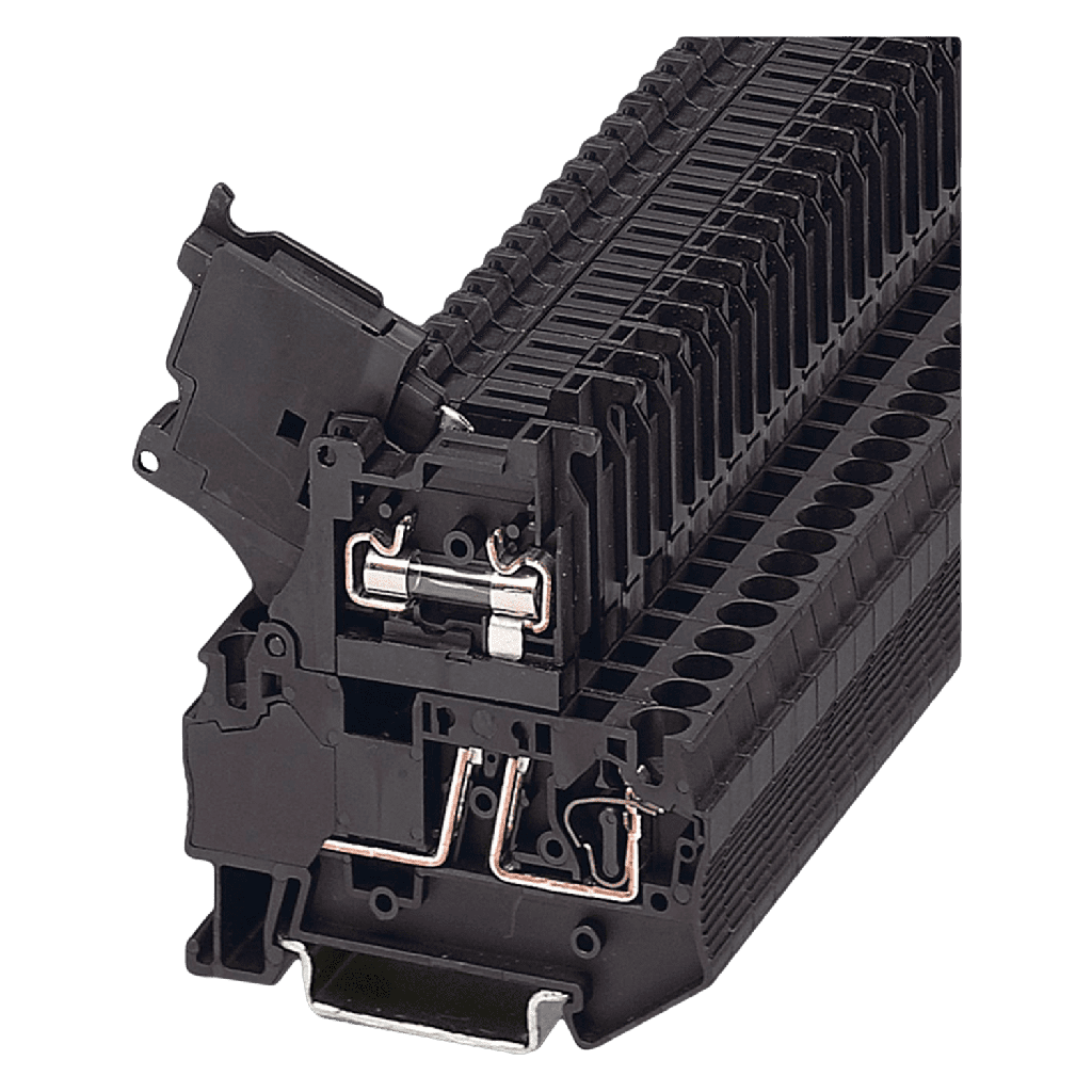 [8917] Borne ST Portafusible Resorte 5x20mm P/Riel 35mm2 Phoenix Contact