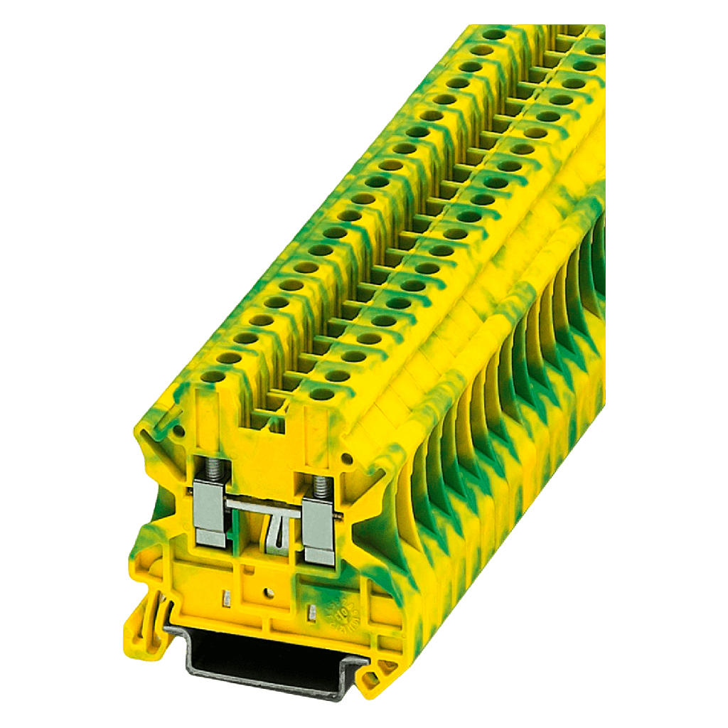 [8540] Borne UT de Puesta a Tierra P/Riel 35 de 4mm2 Phoenix Contact