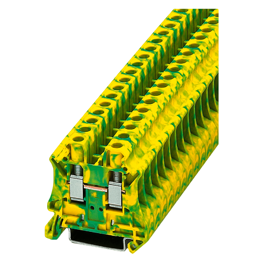 [8582] Borne UT de Puesta a Tierra P/Riel 35 de 6mm2 Phoenix Contact