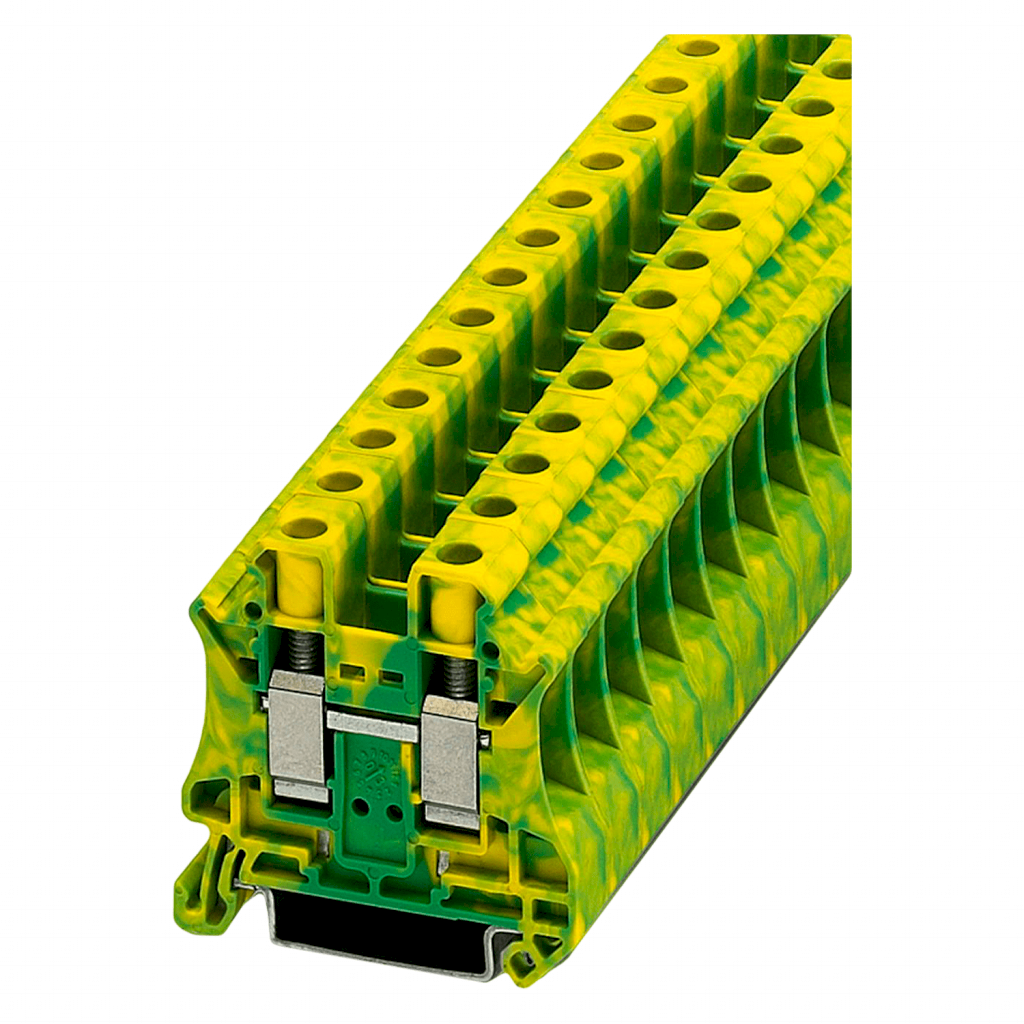 Borne UT de Puesta a Tierra P/Riel 35 de 10mm2 Phoenix Contact