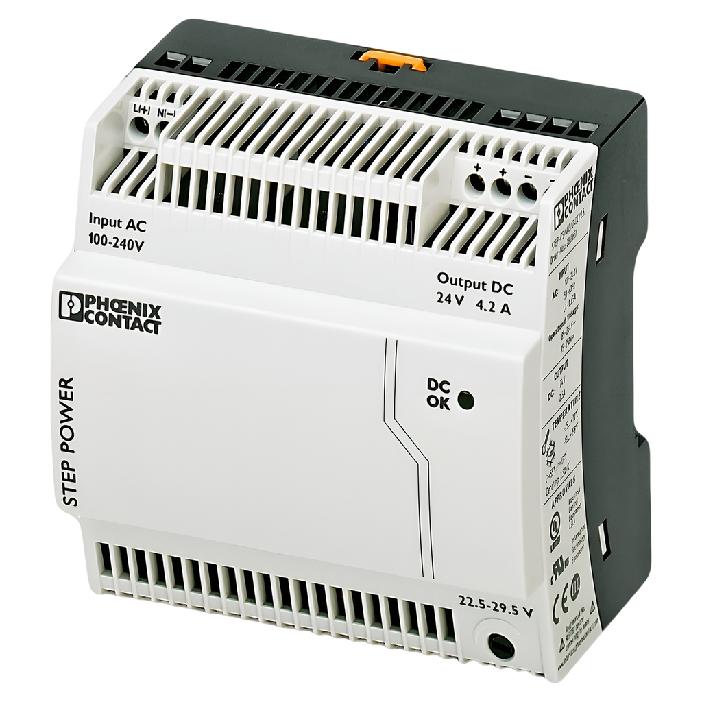 [18597] Fuente Monofásica Step PS E: 220V S: 24VCC 4A F/Relé Phoenix Contact