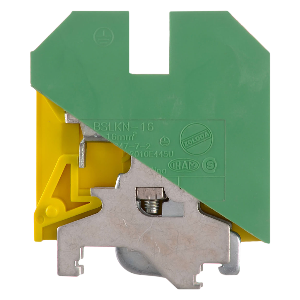 [11346] Borne BSLKN de Puesta a Tierra P/Riel 32-35mm 16mm2 Zoloda