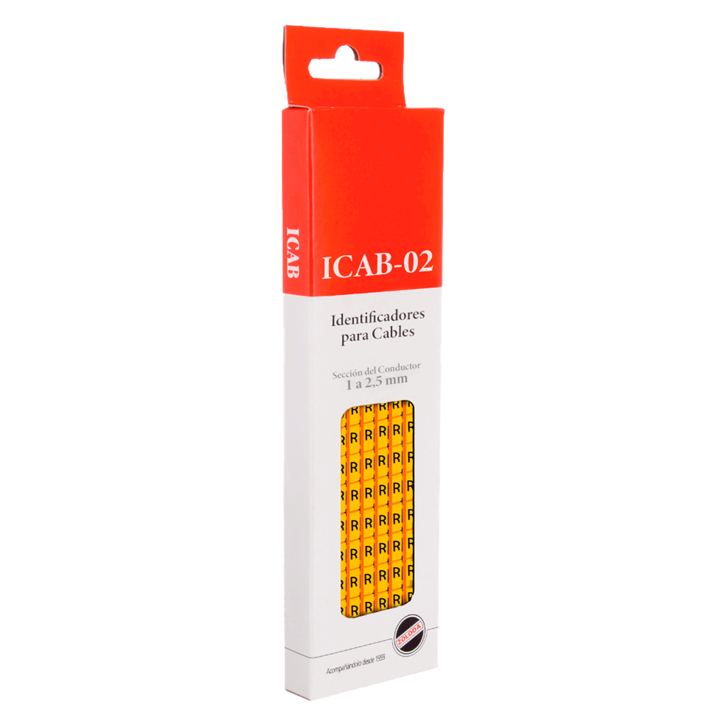 [16027] Identificadores P/Cable Amarillo Letra R Zoloda