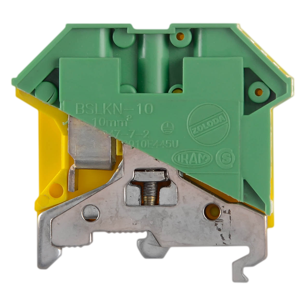 [15666] Borne BSLKN de Puesta a Tierra P/Riel 32-35mm 10mm2 Zoloda