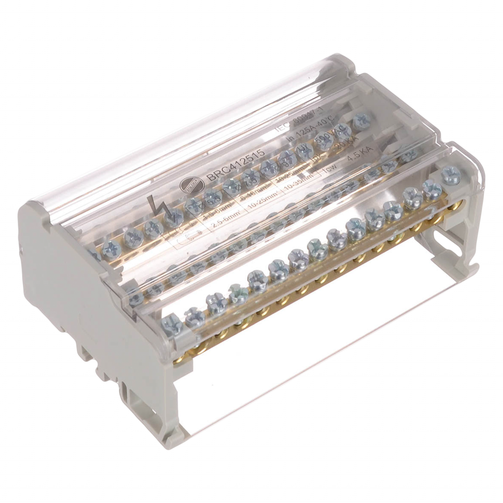 Repartidor Tetrapolar 15 Conexiones Fija Zoloda