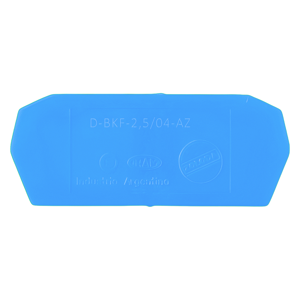 [16235] Tapa D-BKF P/Borne 2,5/4mm Azul Zoloda