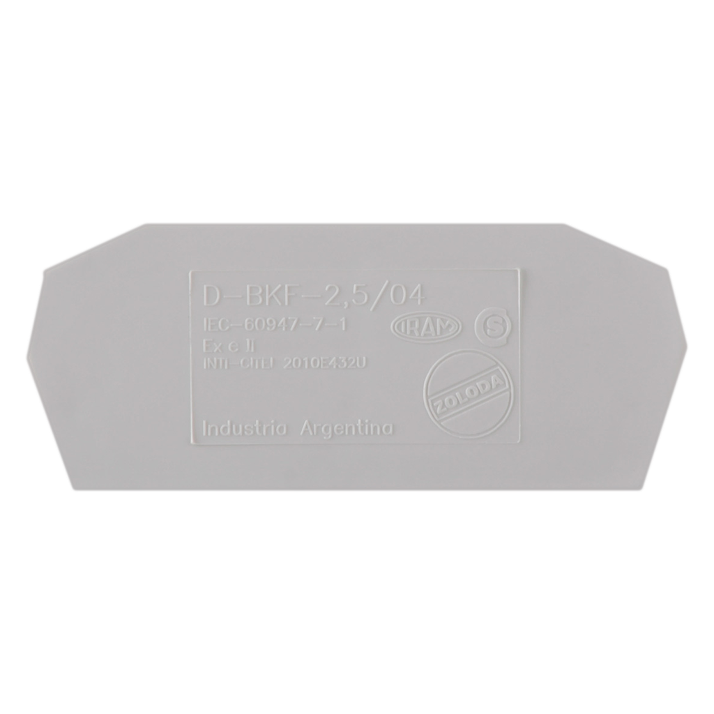 [16236] Tapa D-BKF P/Borne 2,5/4mm Zoloda