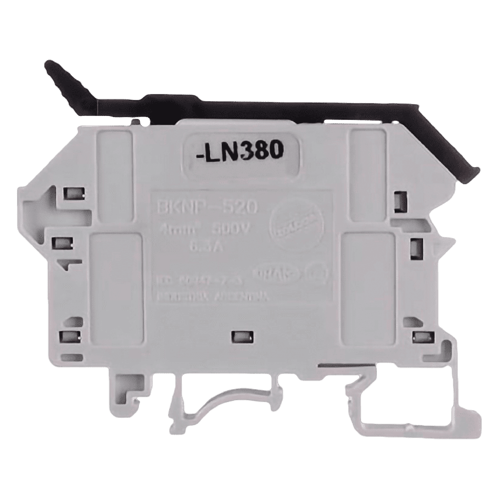 [16384] Borne BKNP Portafusible C/Led P/Fusible 5x20 110/380V Zoloda