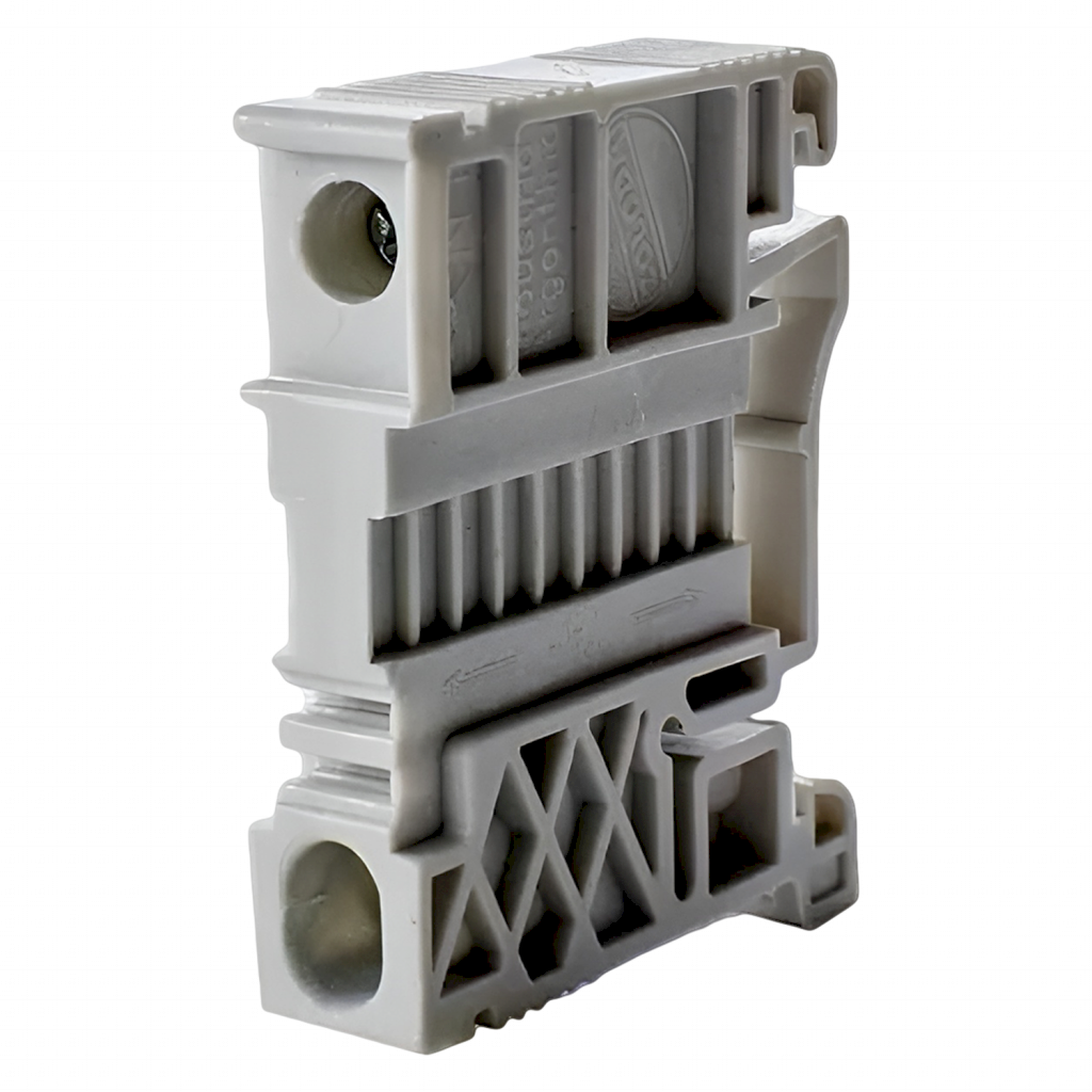 Extremo Bornera EKN-1 Doble P/Rieles Ns Y Ns 35 Zoloda