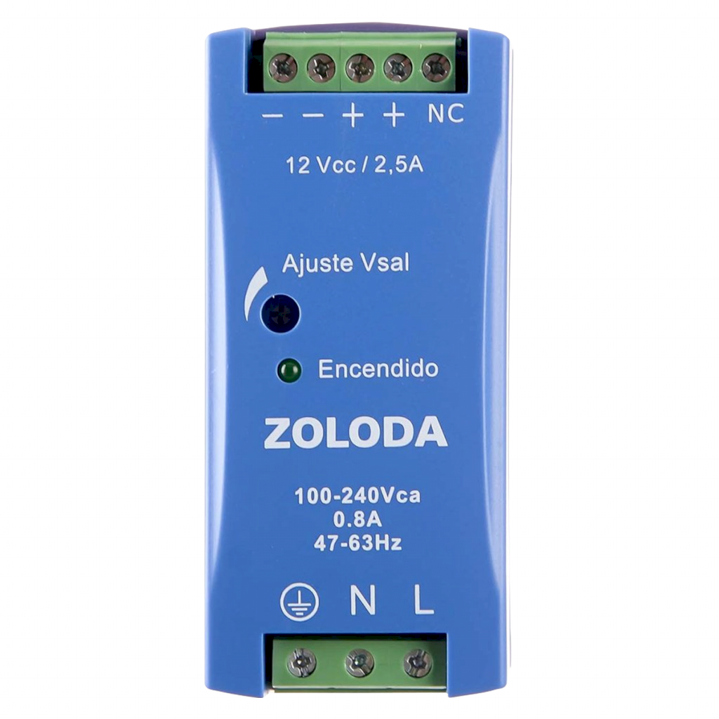 [24242] Fuente Monofásica Fair E: 220V S: 12VCC 2,5A Zoloda