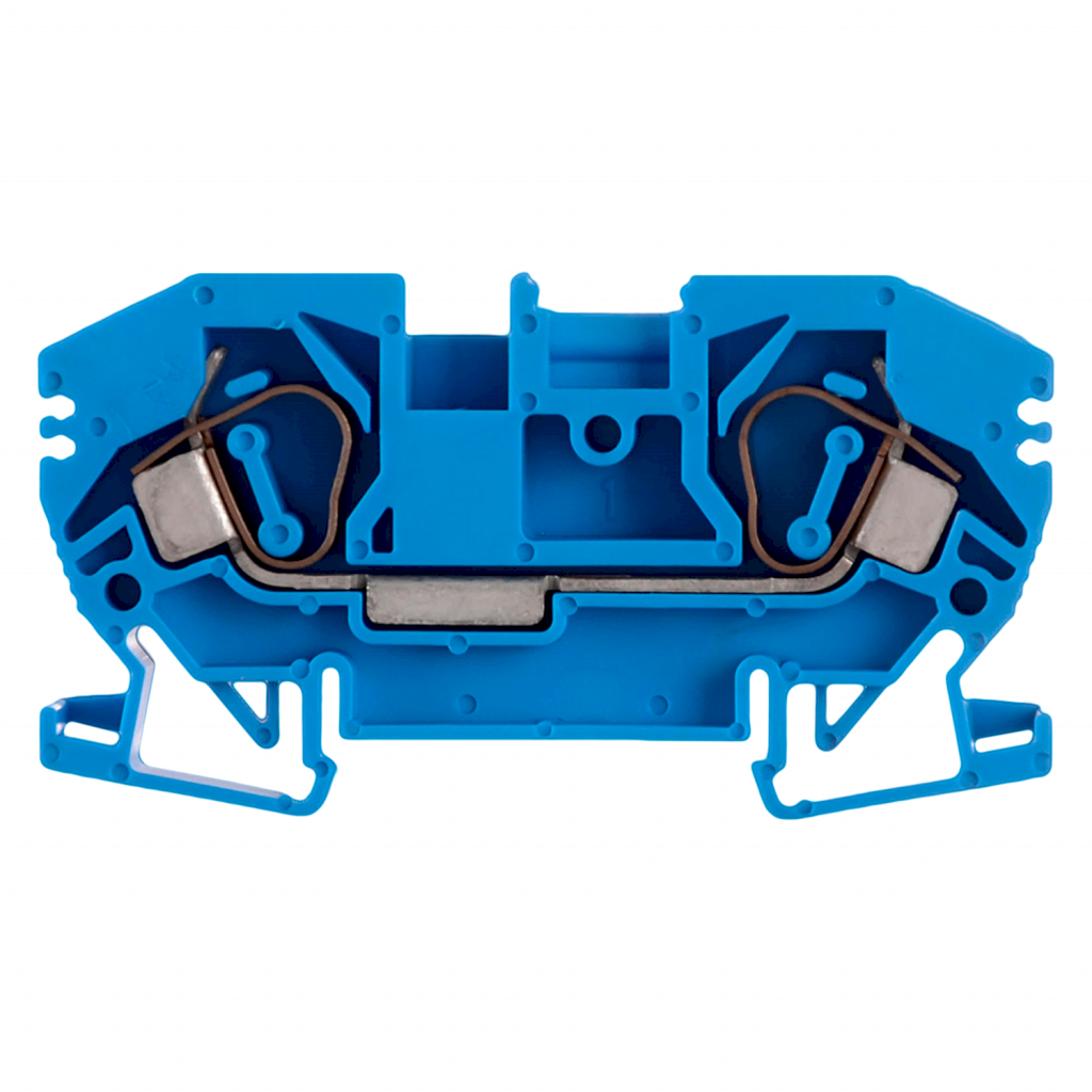 [26504] Borne BKF Resorte 6mm2 Azul Zoloda