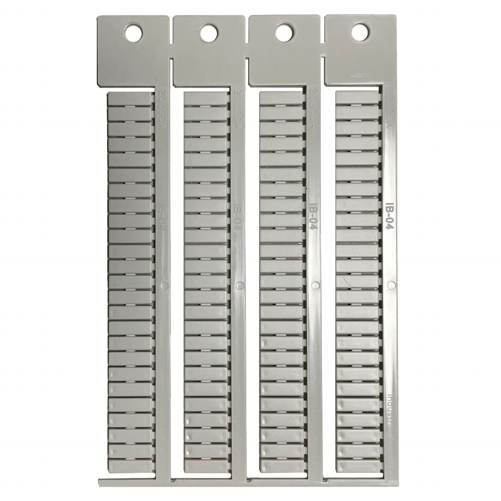 Plancha En Blanco P/Borne 4mm Zoloda