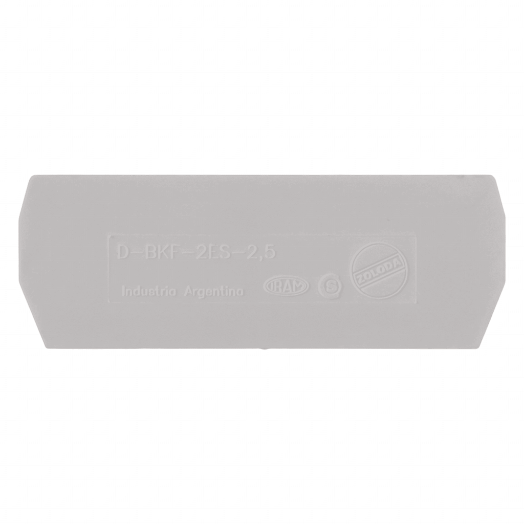 [31468] Tapa D-BKF P/Borne 2,5mm 2 Entradas 2 Salidas Zoloda