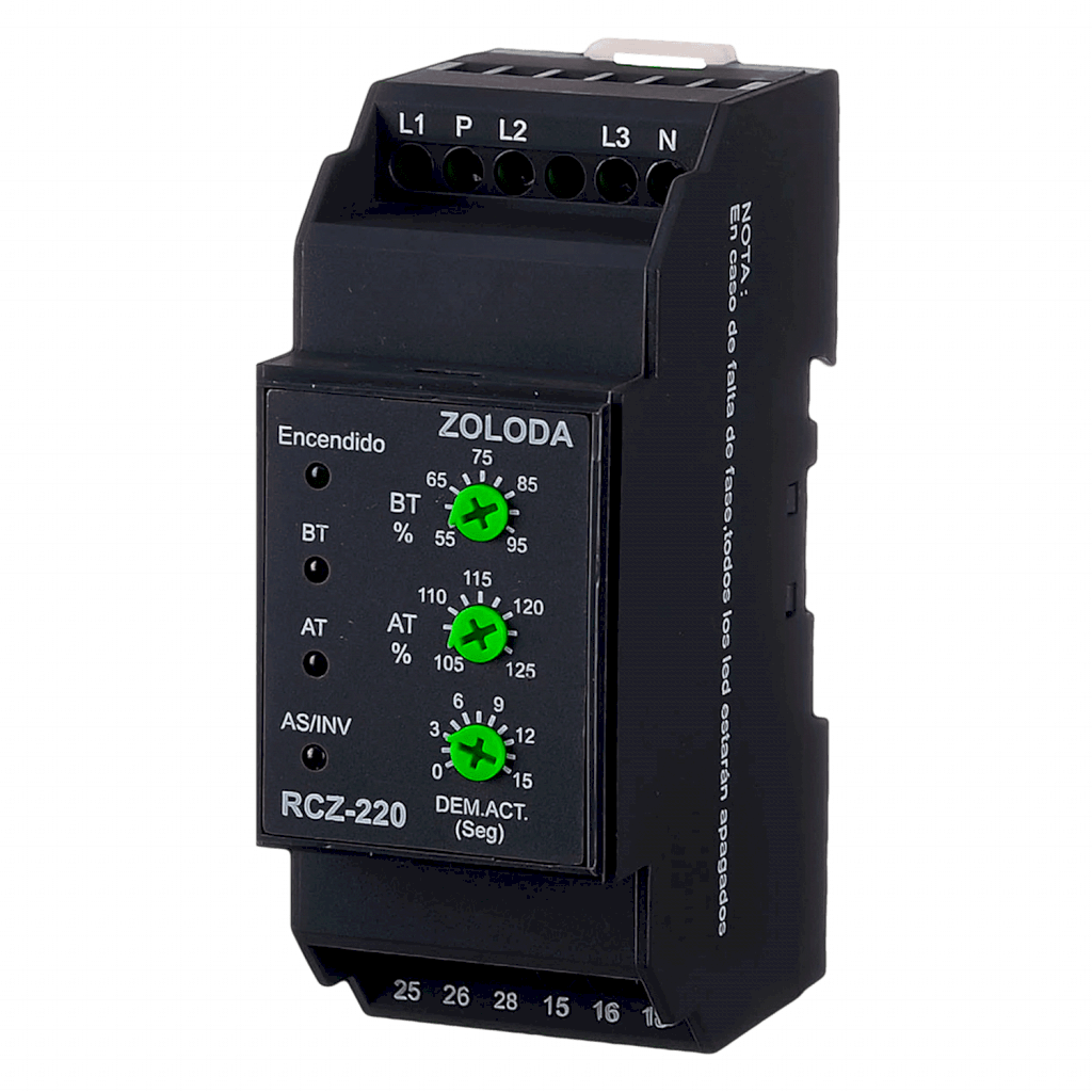 Monitor 1/3+N Fases 2CO 121-275VCA Zoloda