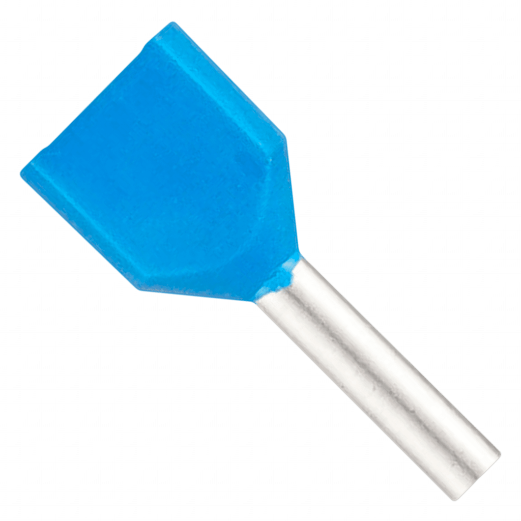 Puntera Tubular Doble 0,75mm2 15mm Zoloda