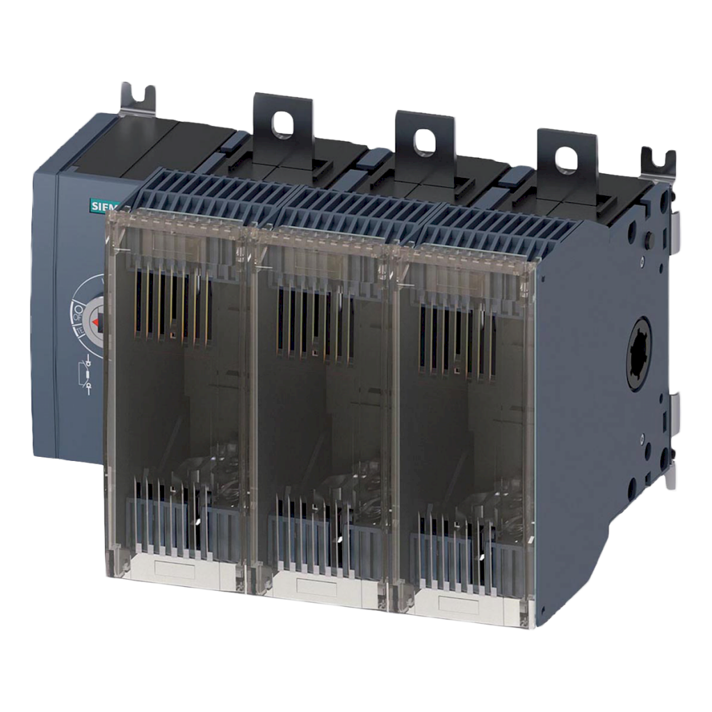 Interr. Rotativo 3P 400A 690VCA Sin Maneta C/Portafusible Gris Siemens