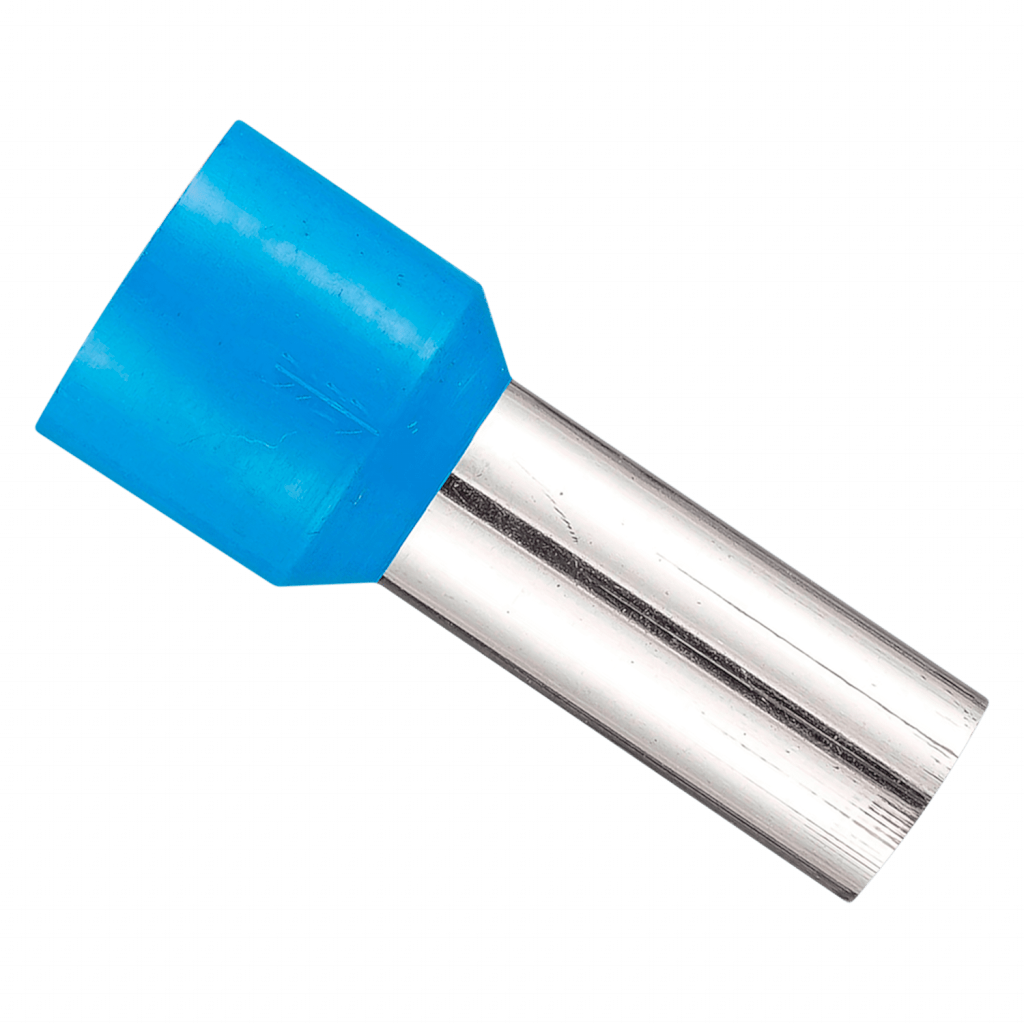 Puntera Tubular 50mm2 25mm x100u Azules Zoloda