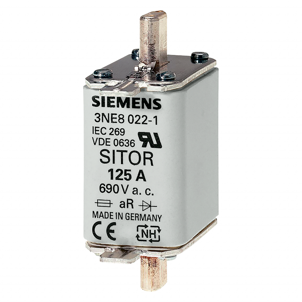 Fusible Cerámica Ultra Rápido Gr NH T00 80A 660V Siemens