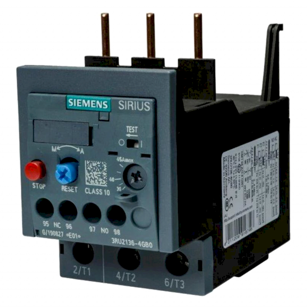 [25528] Relé Térmico 3P 690VCA 45A Rango Ajuste 36-45A Protección T Siemens
